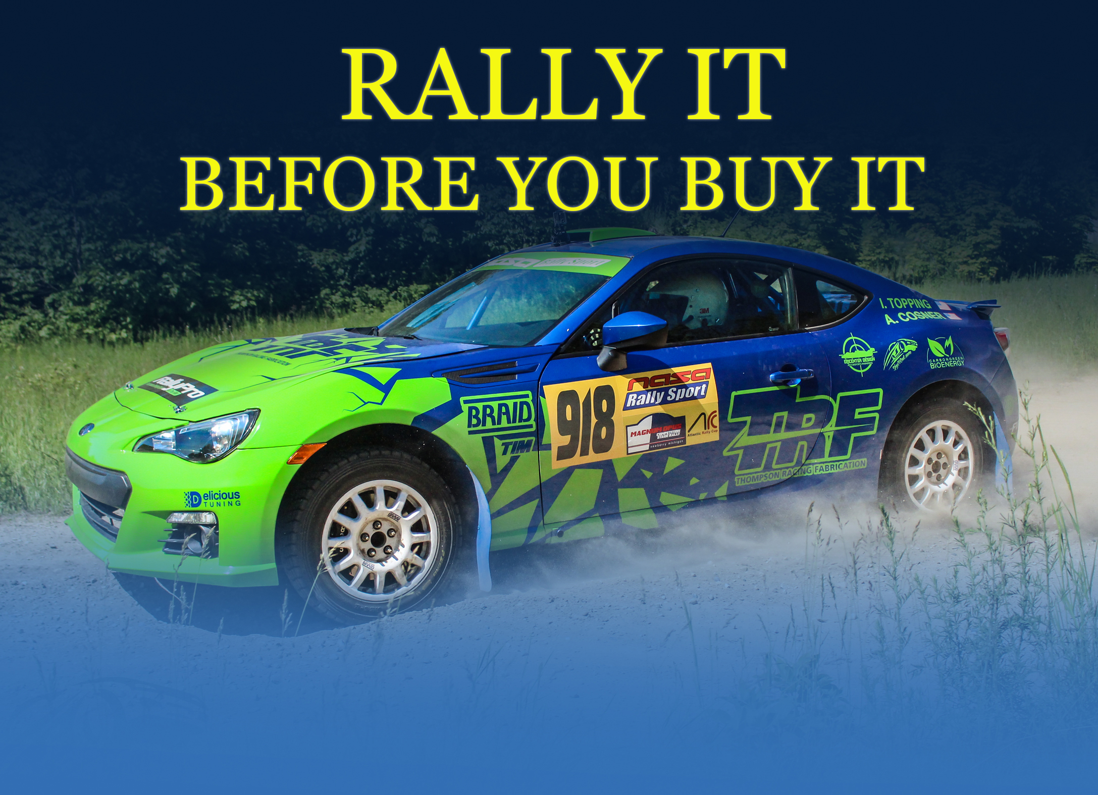 Rally Car Rental Thompson Racing Fabrication